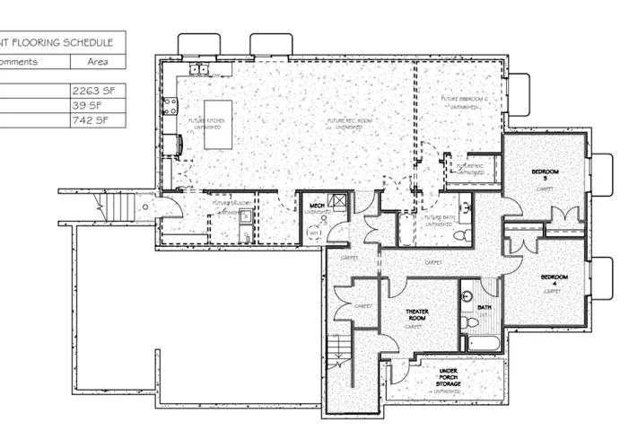 View of home floor plan