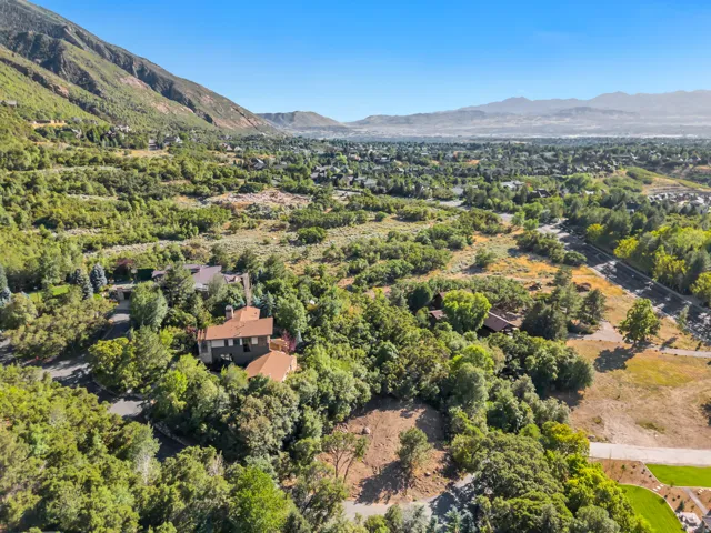 Aerial view of mountains