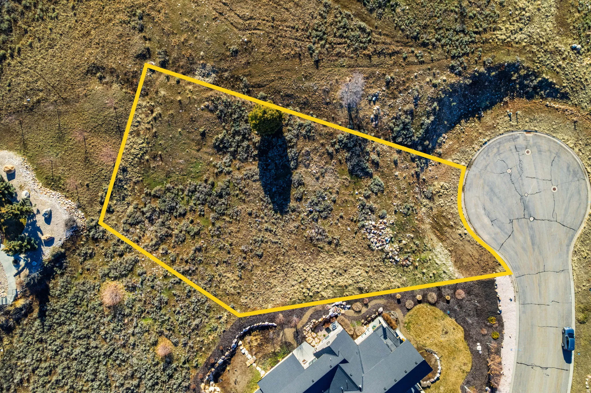 View of property location featuring property boundaries highlighted