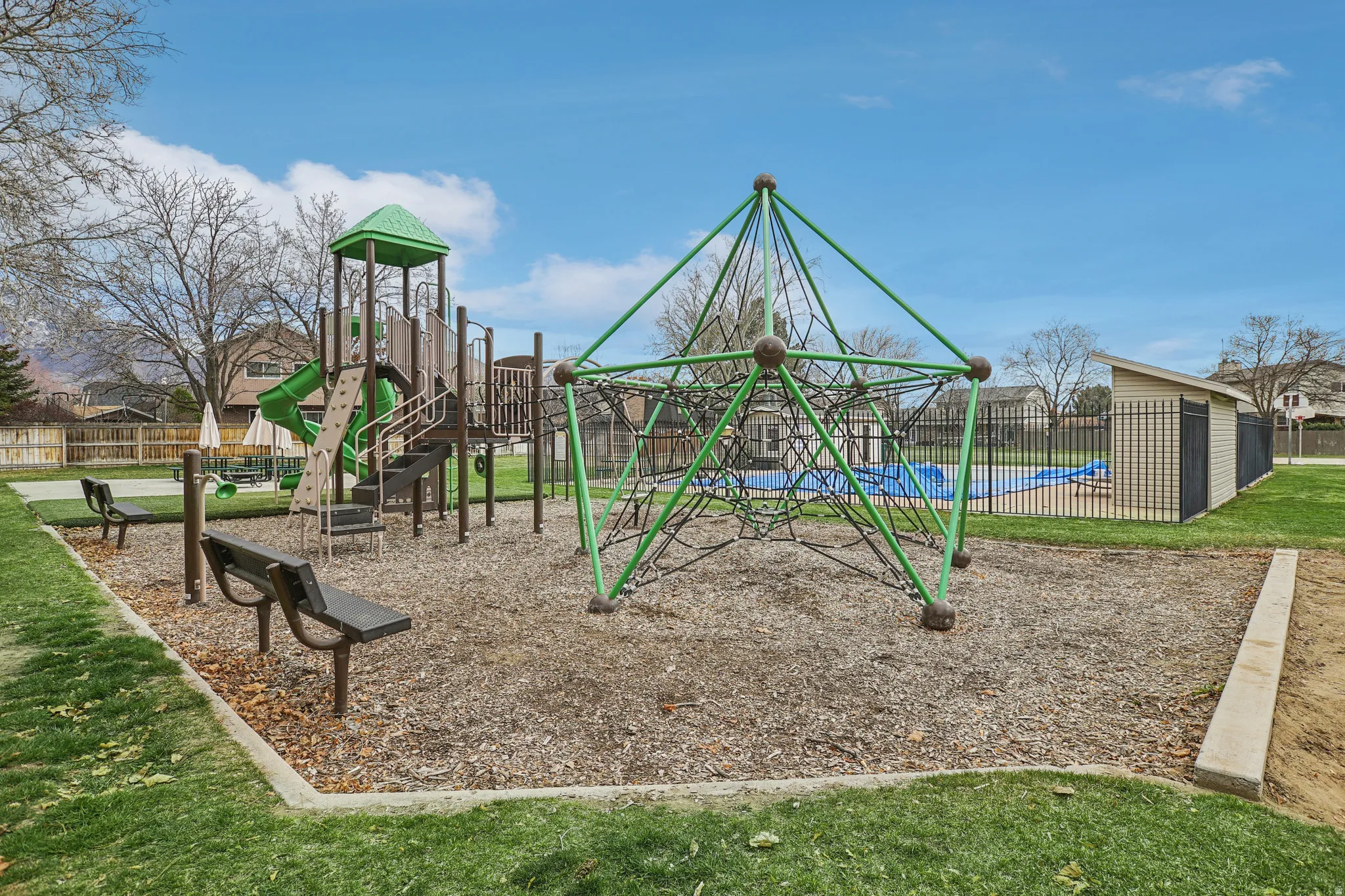 View of communal playground