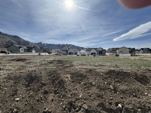 View of yard featuring a mountain view and a residential view