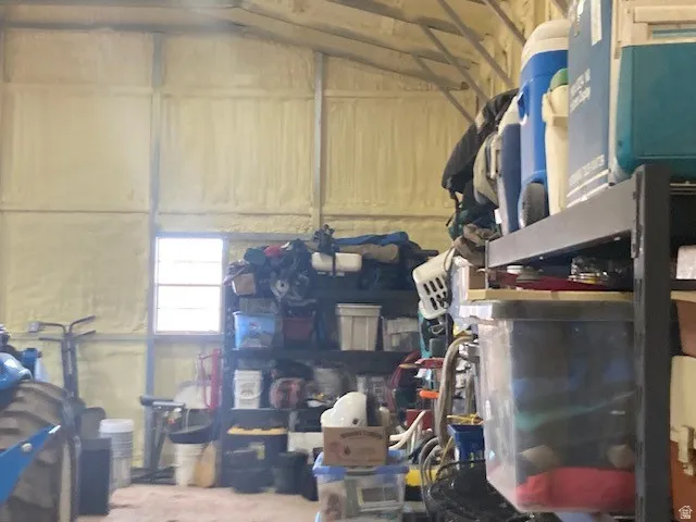 View of storage area