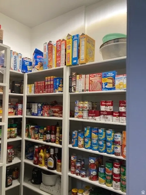 View of storage area