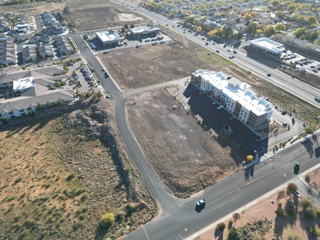 Aerial view of property and surrounding area