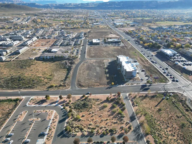 Aerial view of property and surrounding area