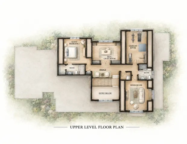 Upper Level Floor plan