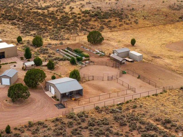 View of rural area featuring a desert landscape