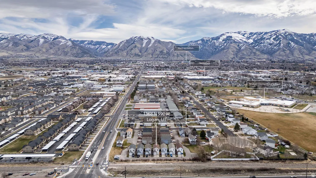 Bird's eye view of mountains