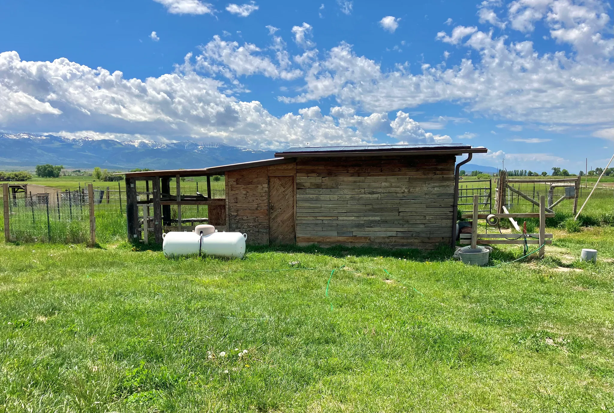 View of outdoor structure featuring a view of countryside