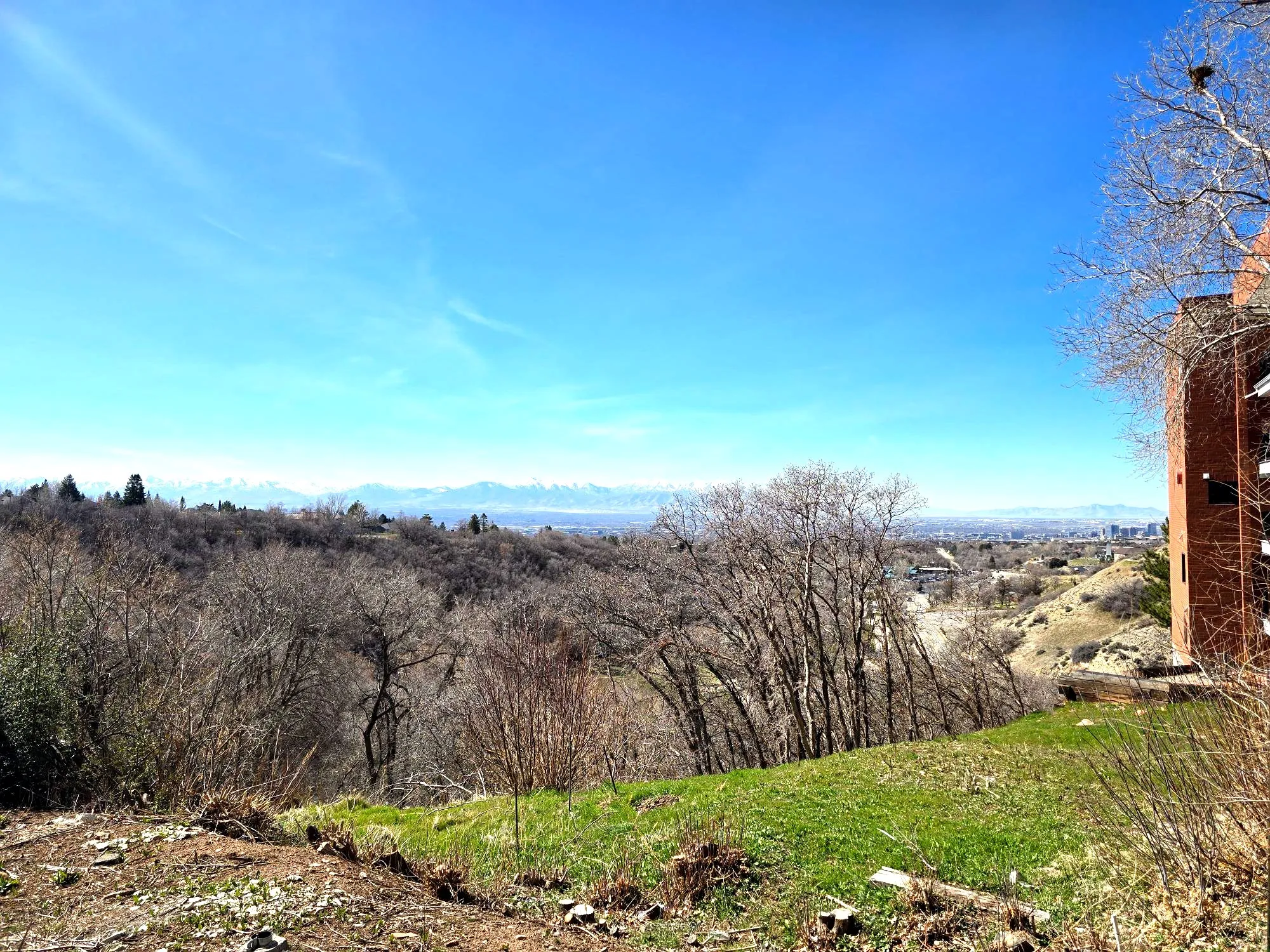 View of nature with mountains