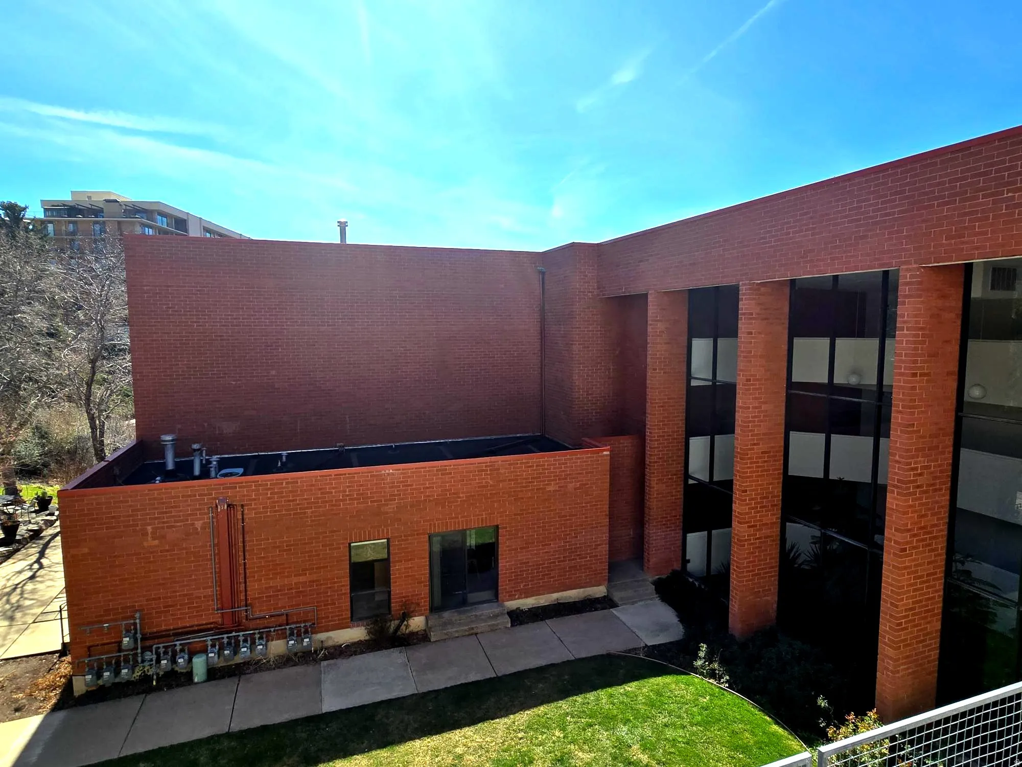 View of building exterior.