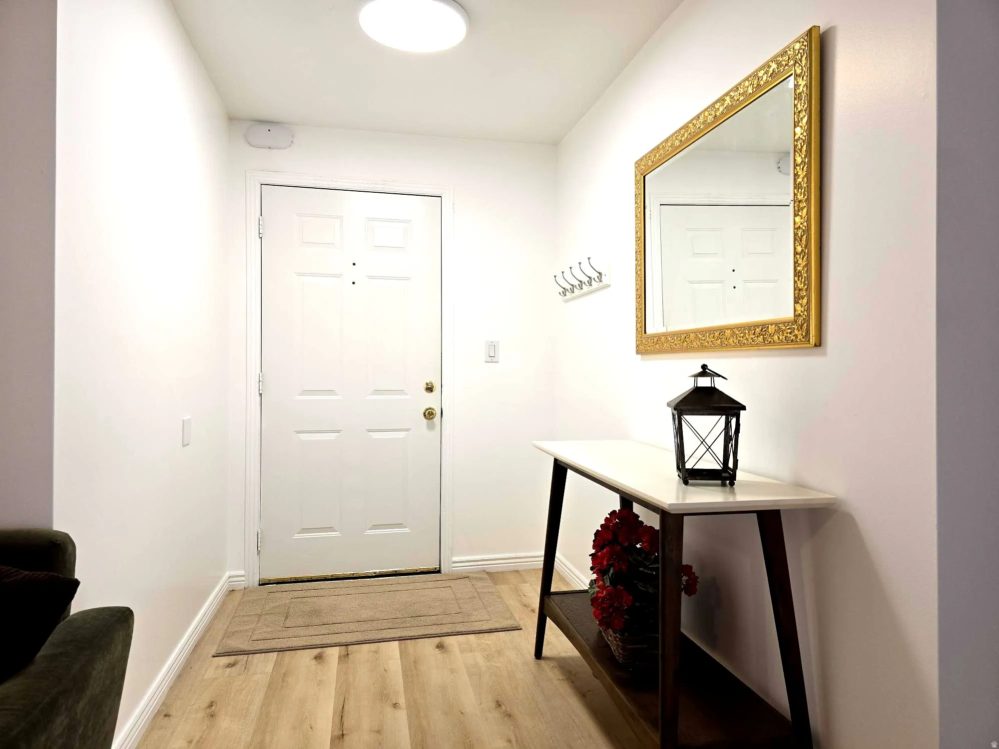Doorway to common hallways.