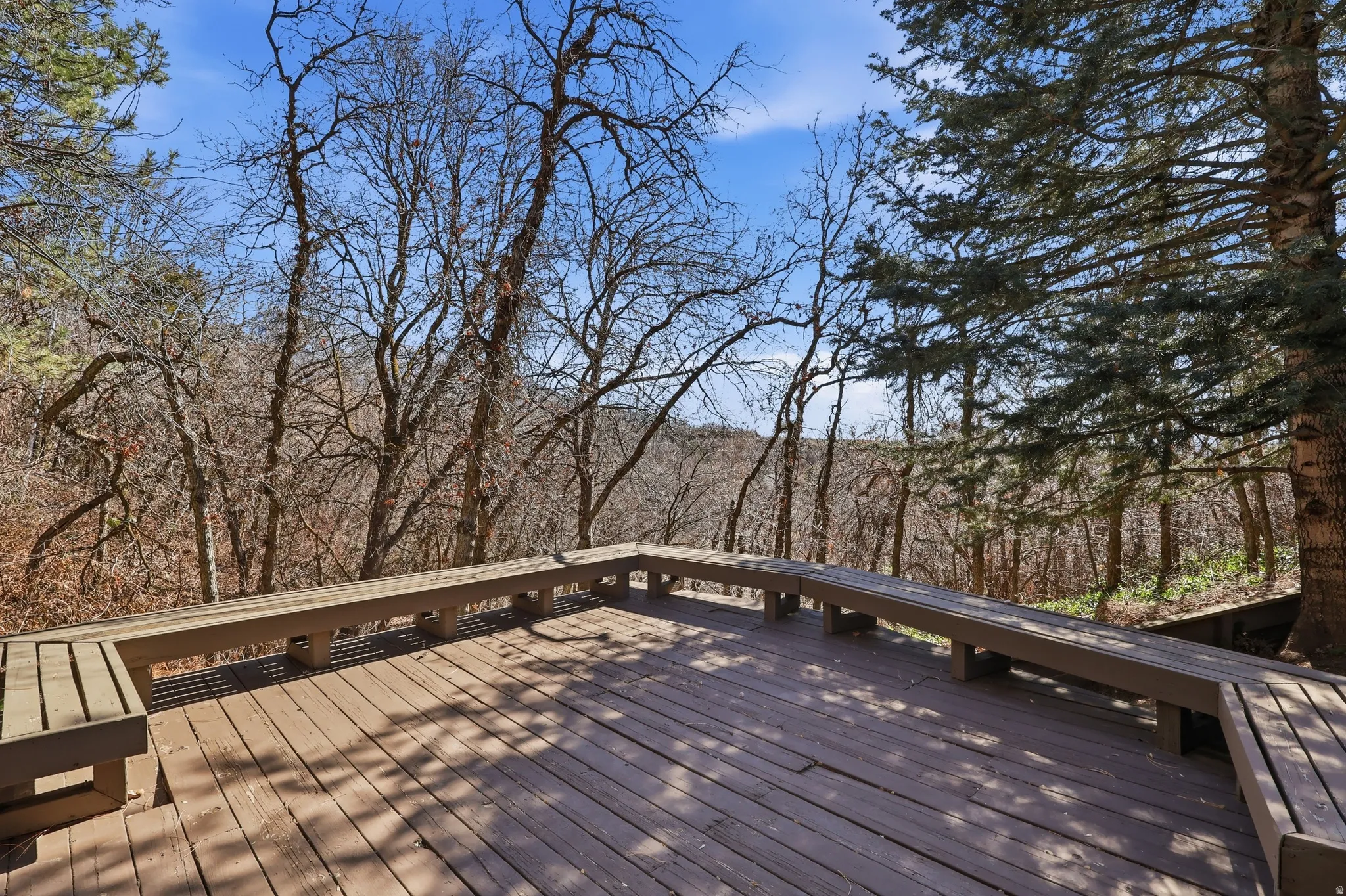View of deck