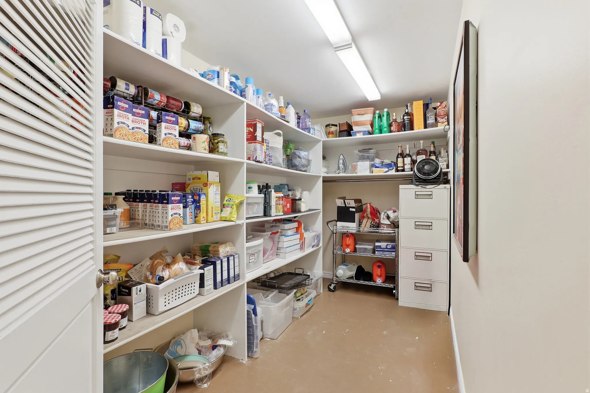 View of storage area