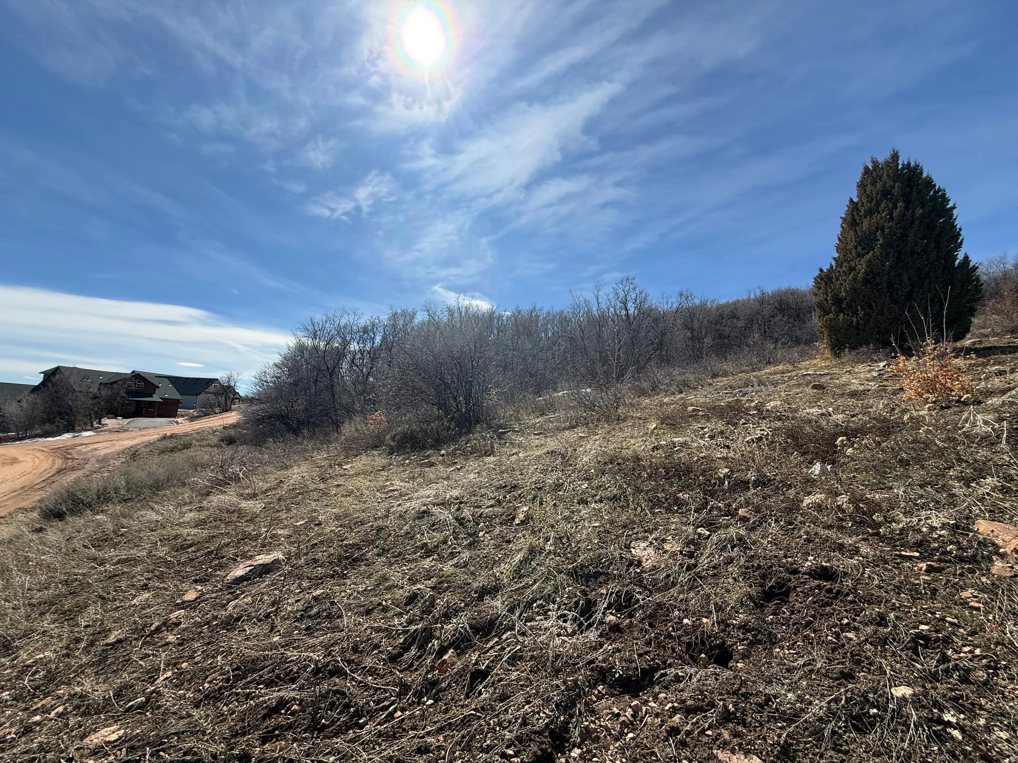View of undeveloped land featuring rural landscape