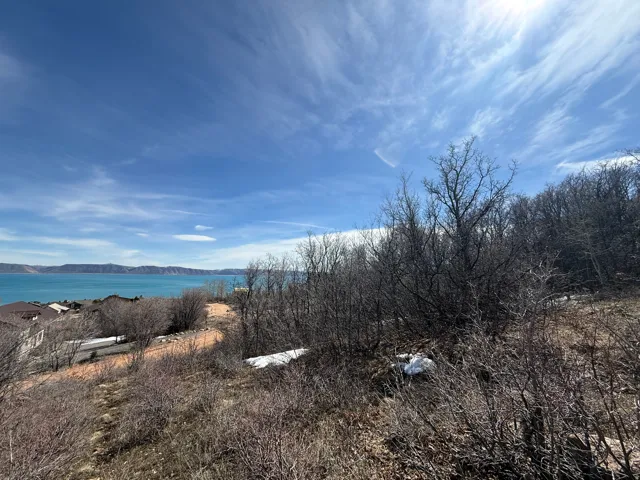 Water view featuring mountains