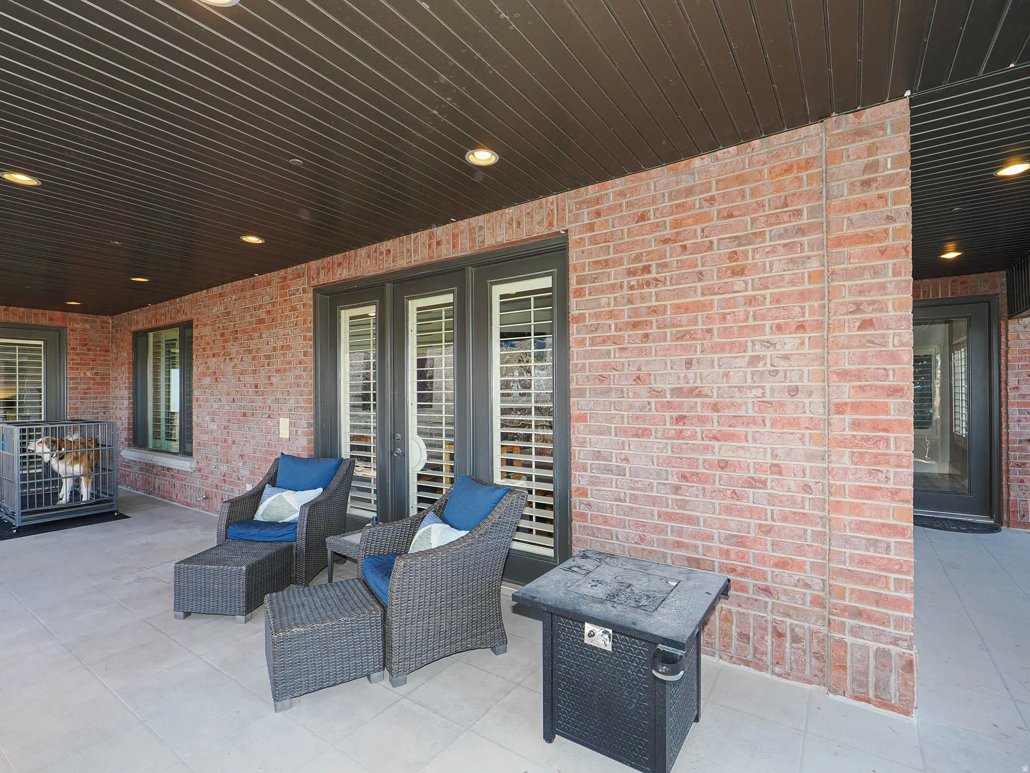 View of patio