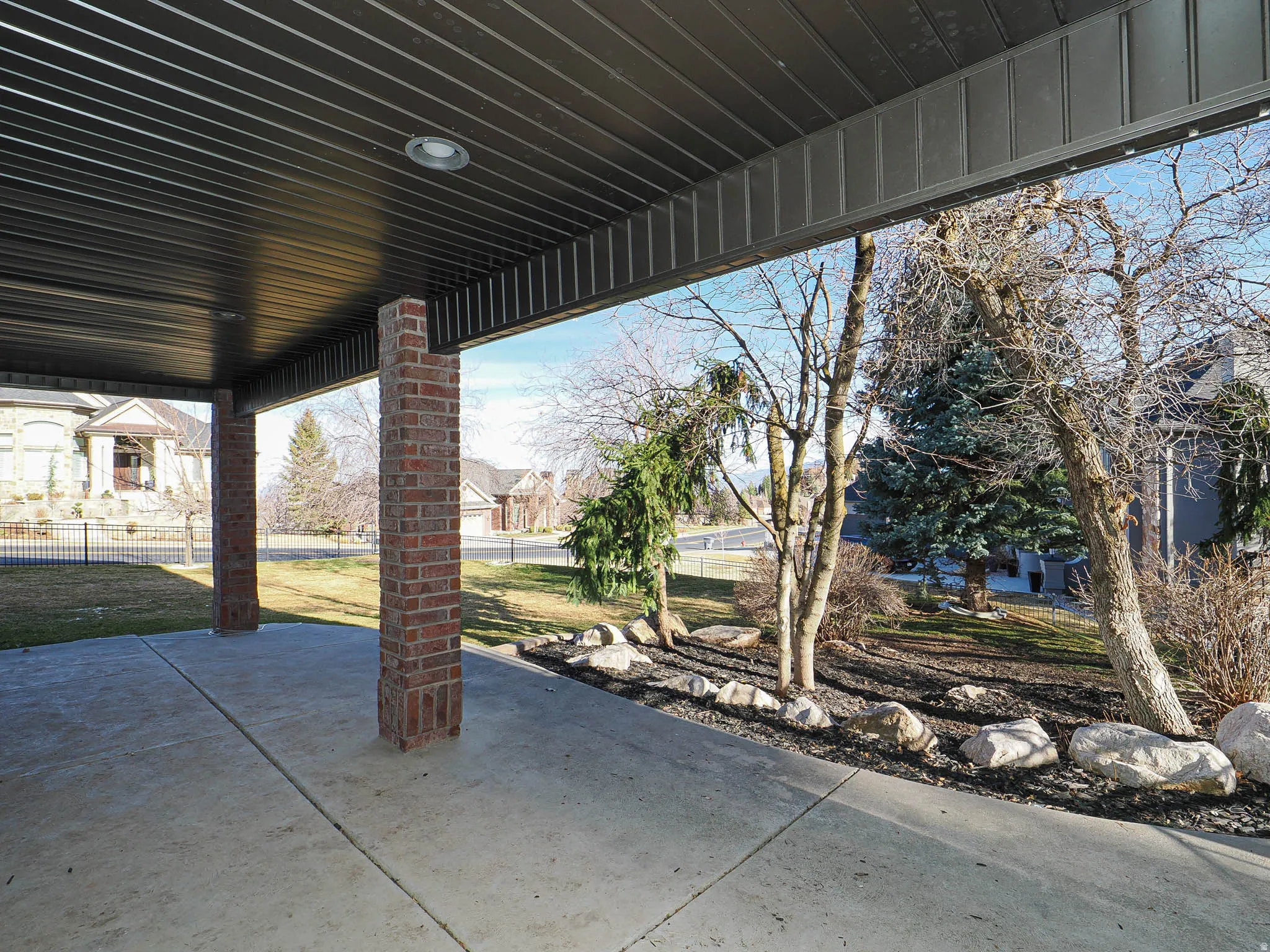 View of patio featuring a residential view