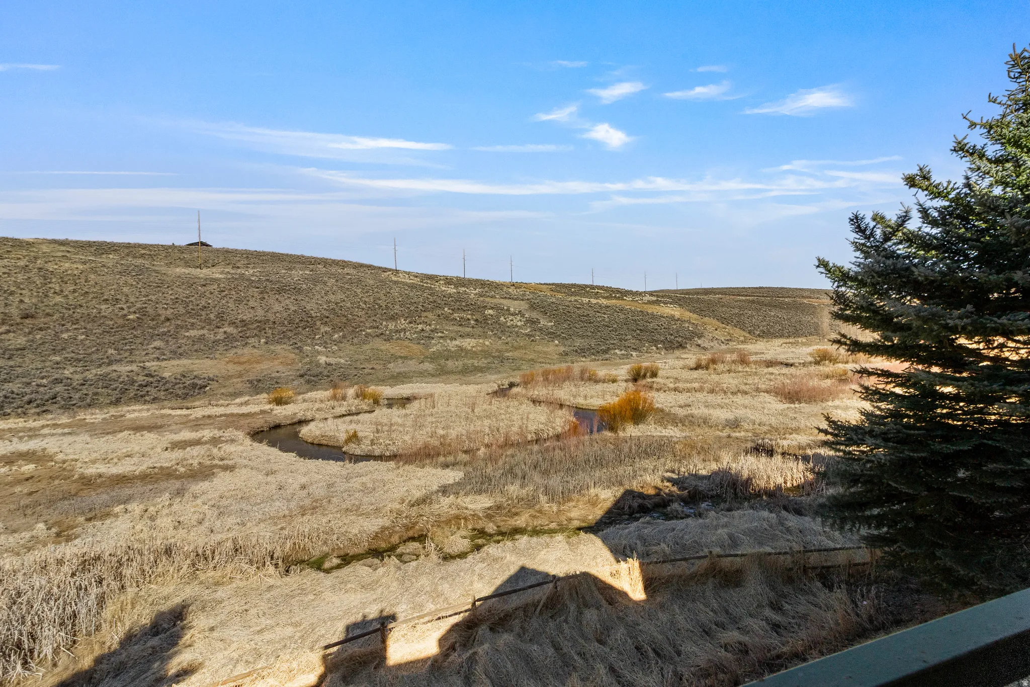 View of local wilderness with rural landscape