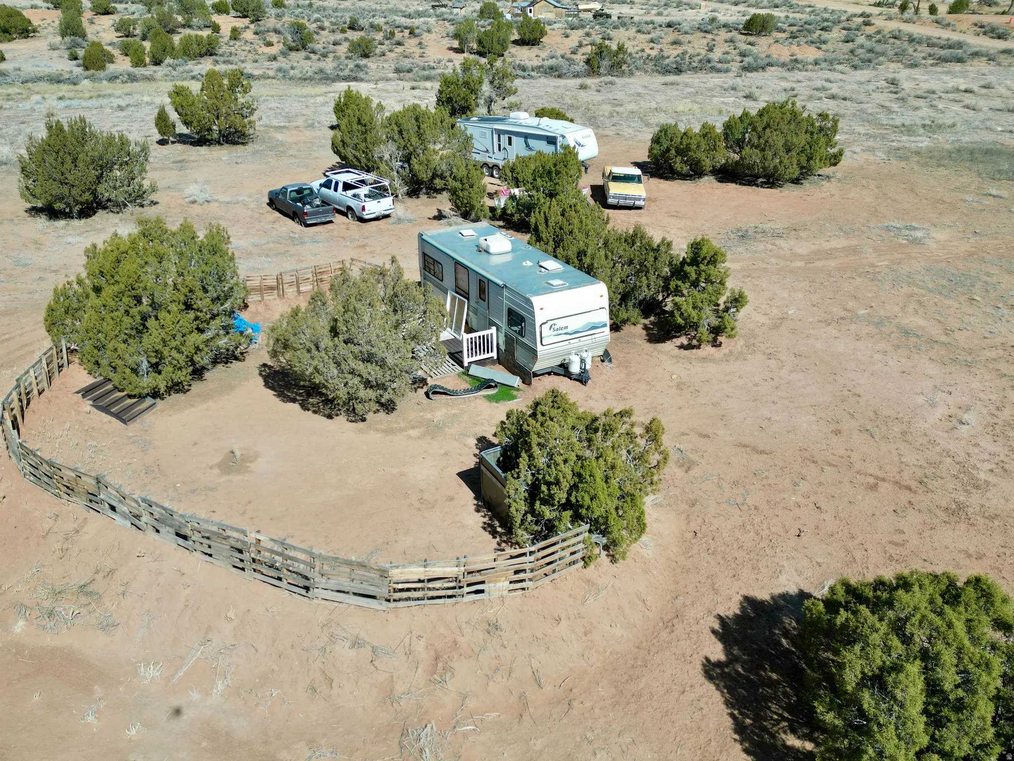 View of rural area featuring a desert landscape