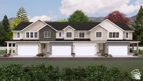 Traditional-style home with a garage