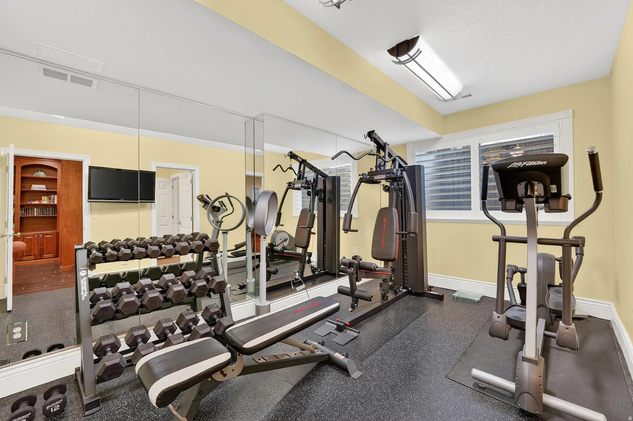 View of workout area