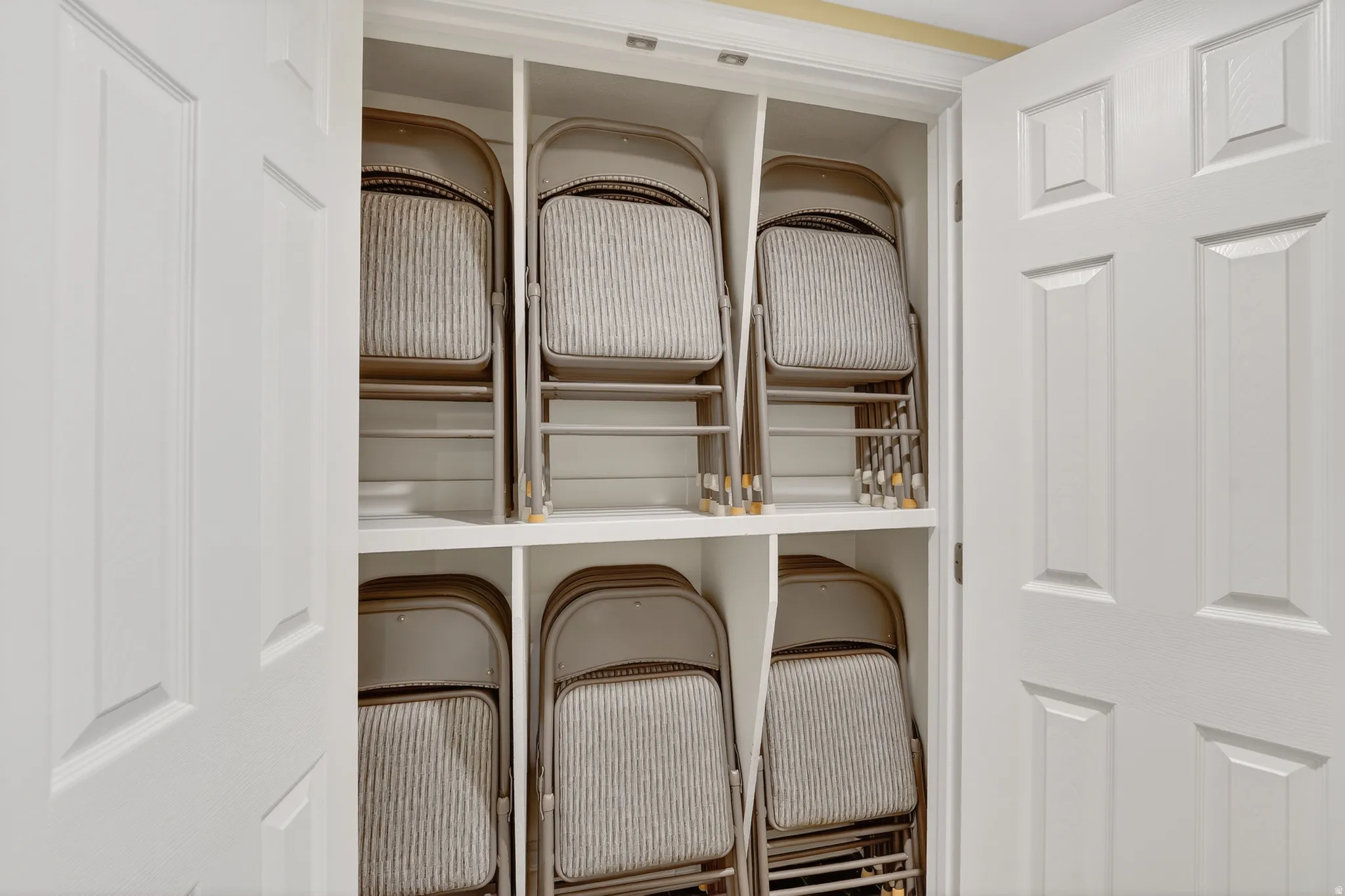 Chair storage closet