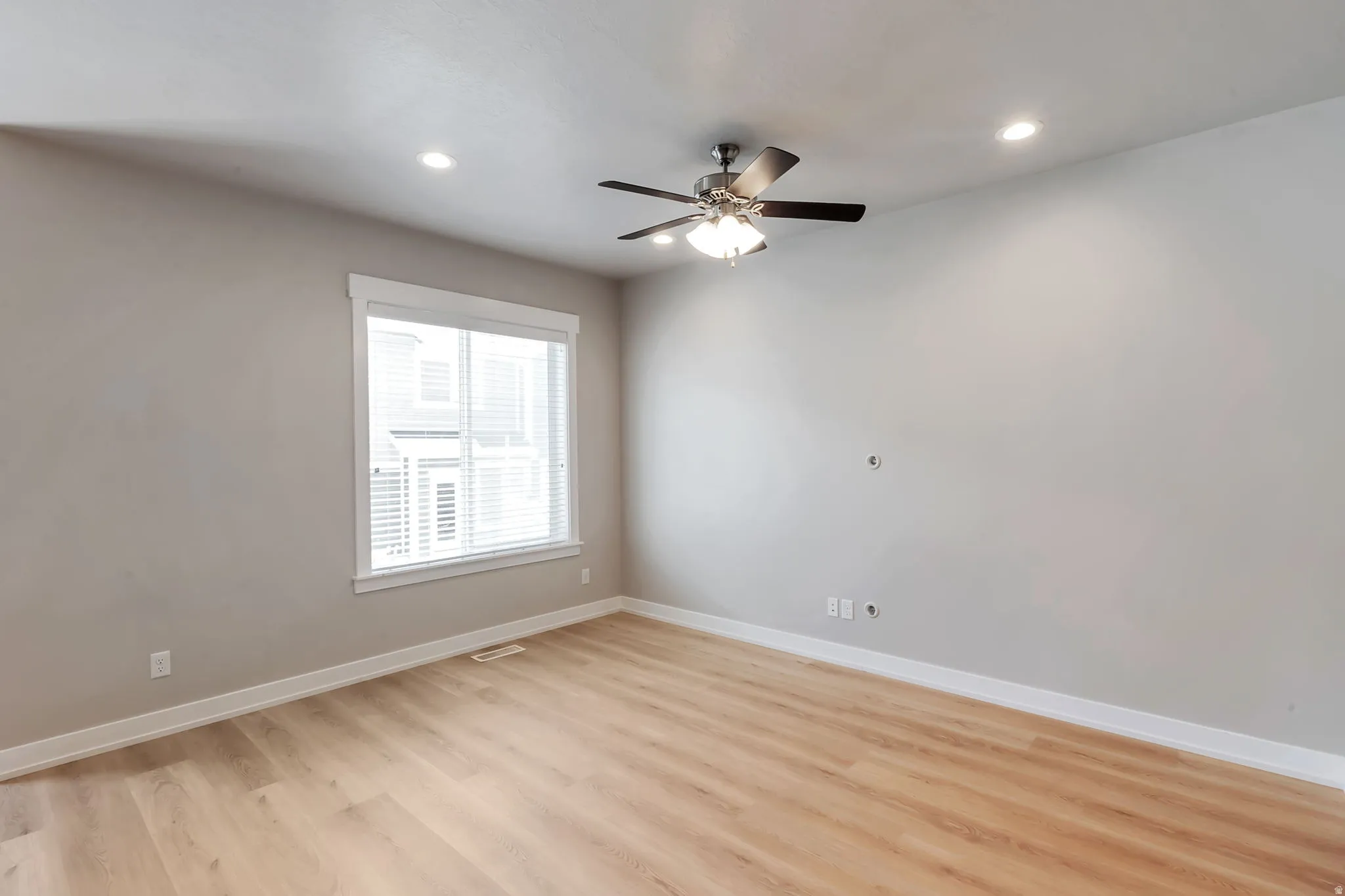 Living room/Family room with new LVP flooring