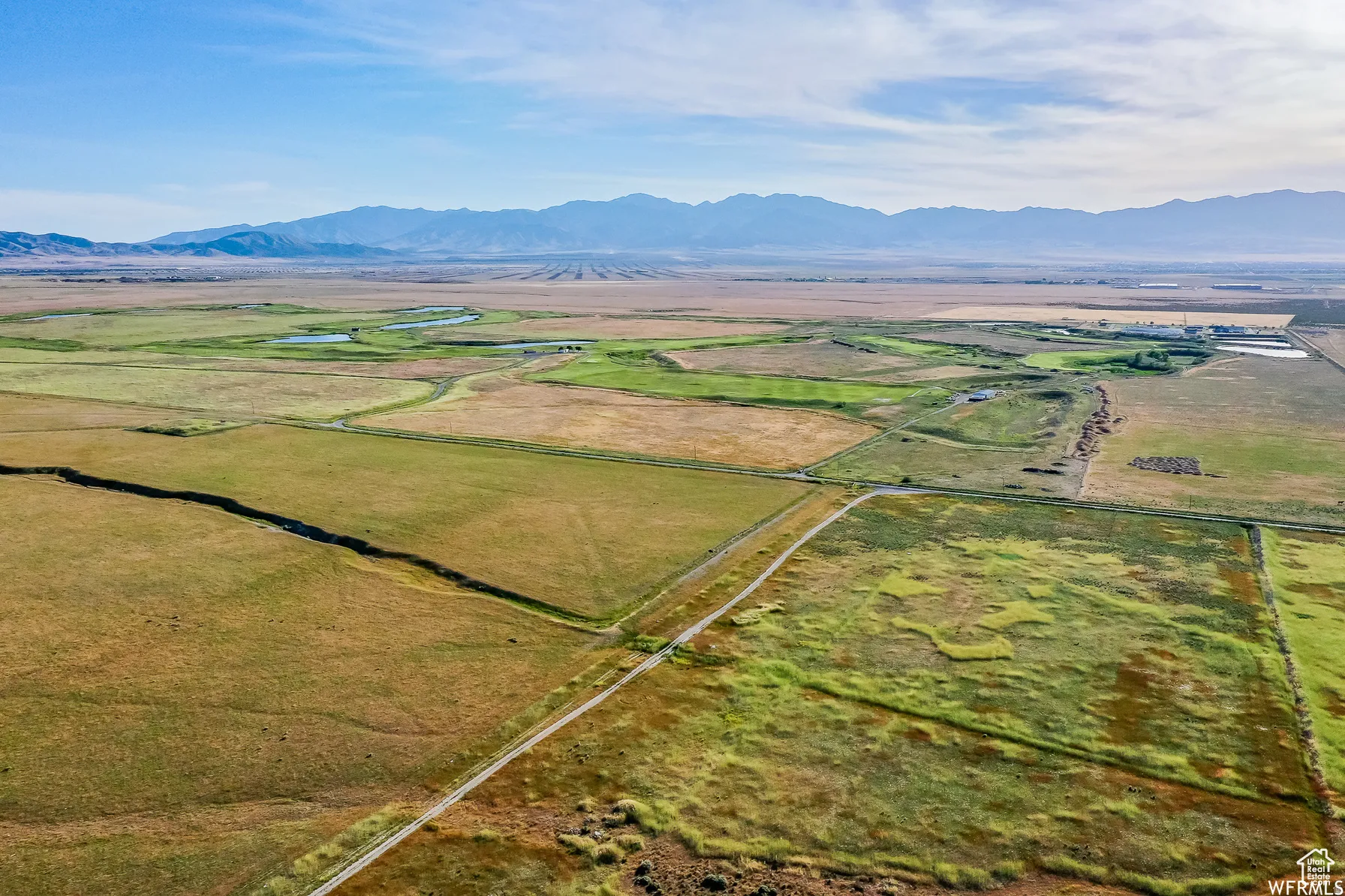 View of rural area with mountains