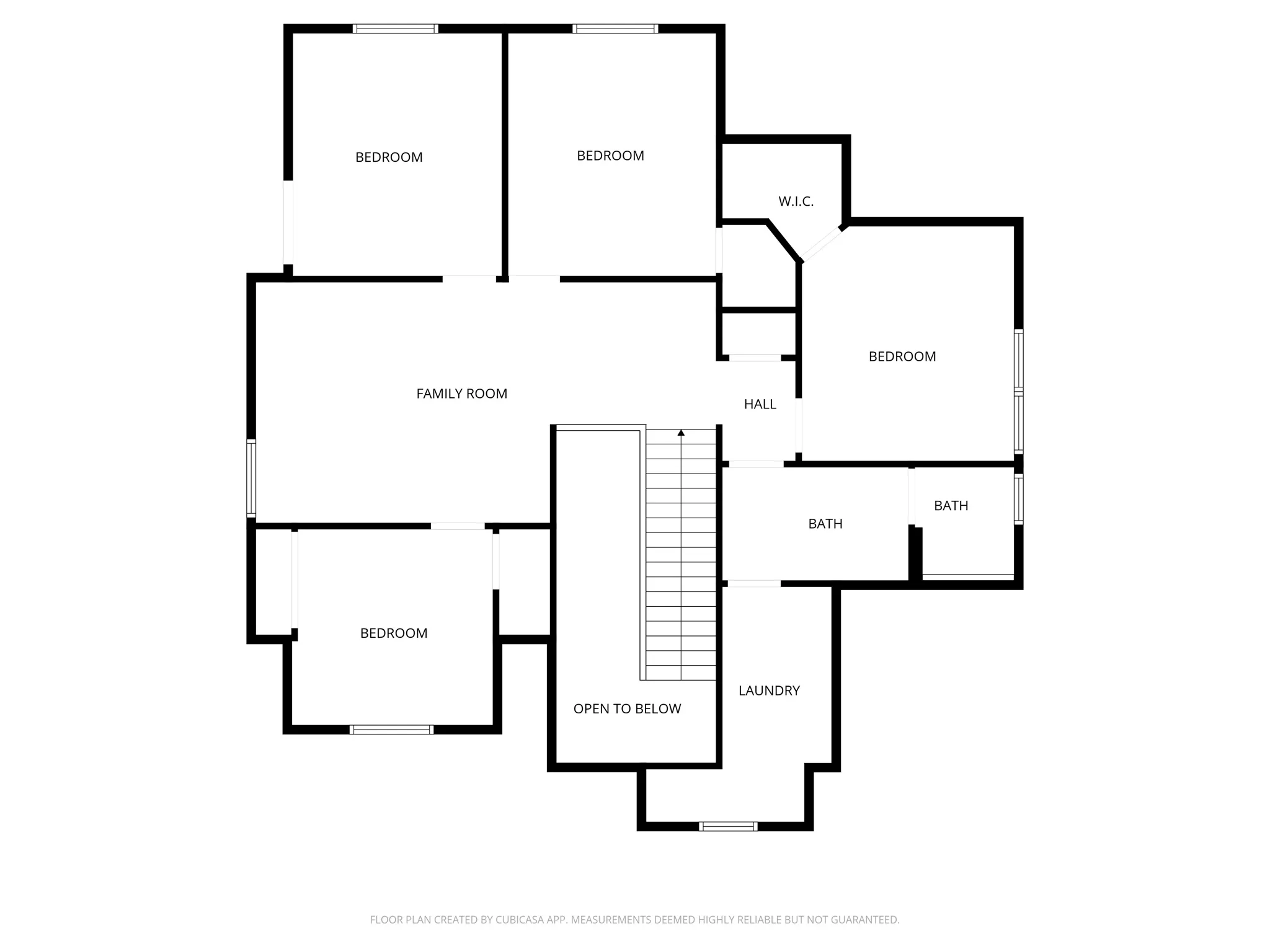 Upstairs Floor Plan