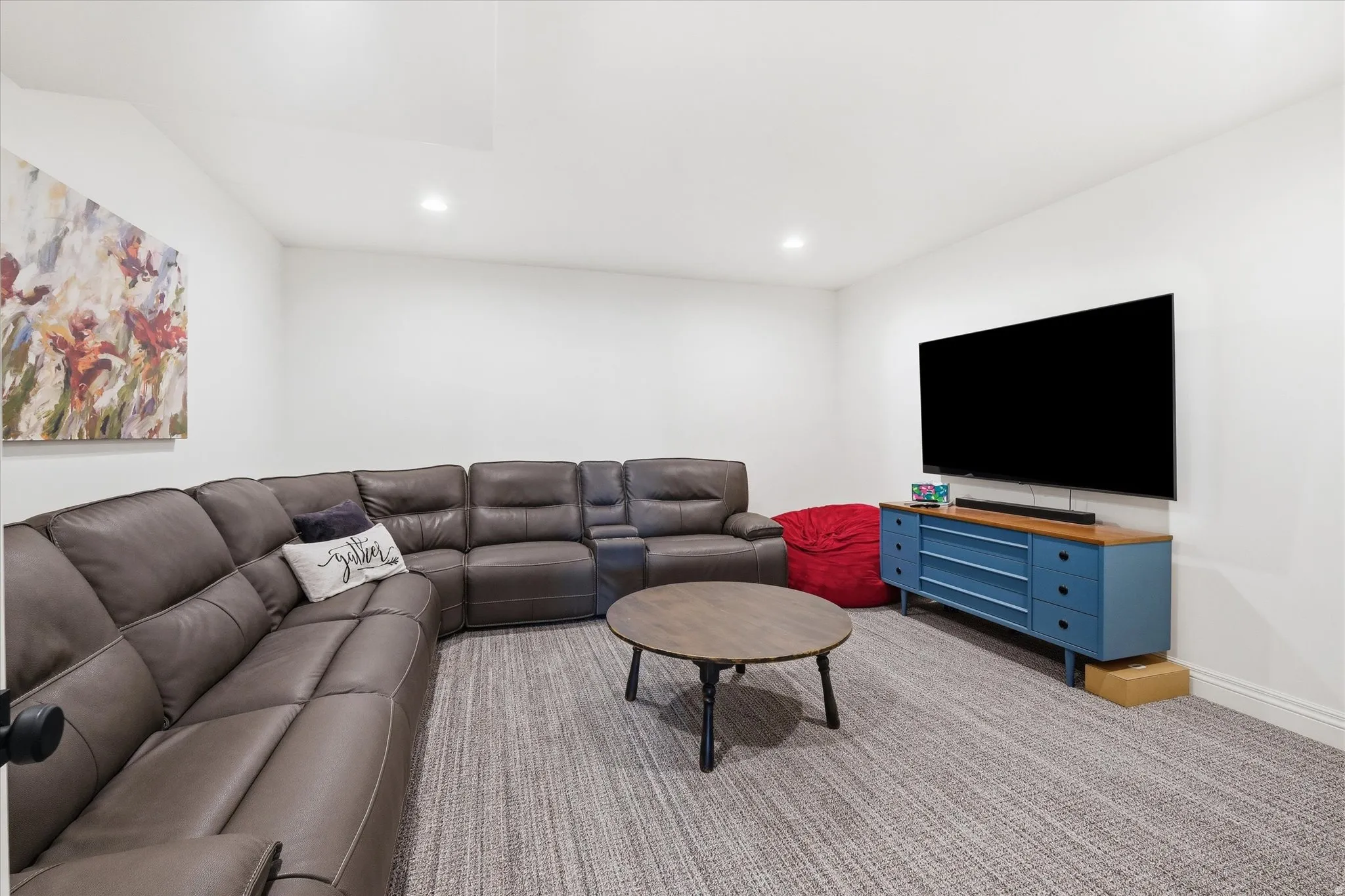 Theater Room built for watching great movies together