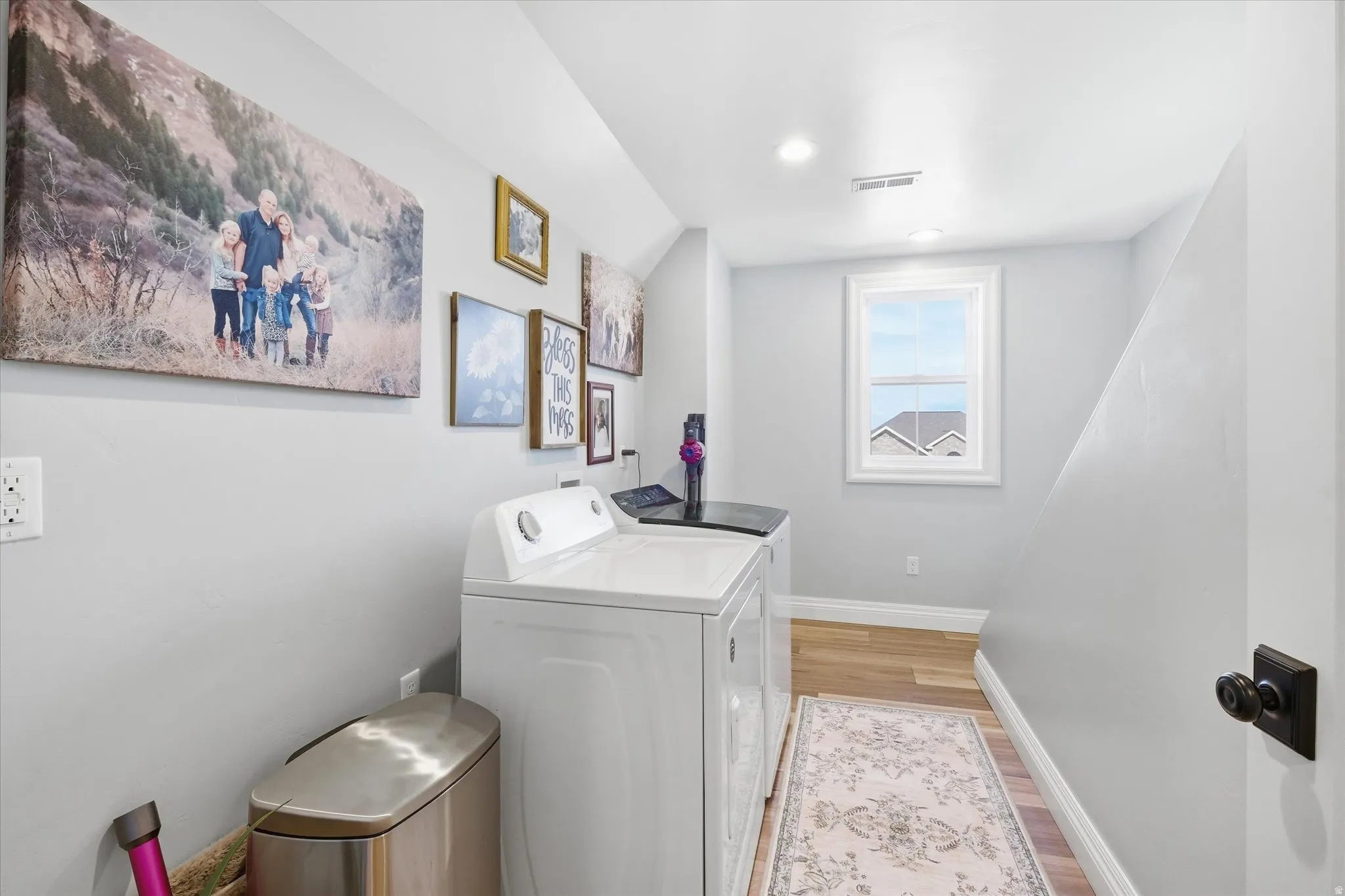 Upstairs laundry