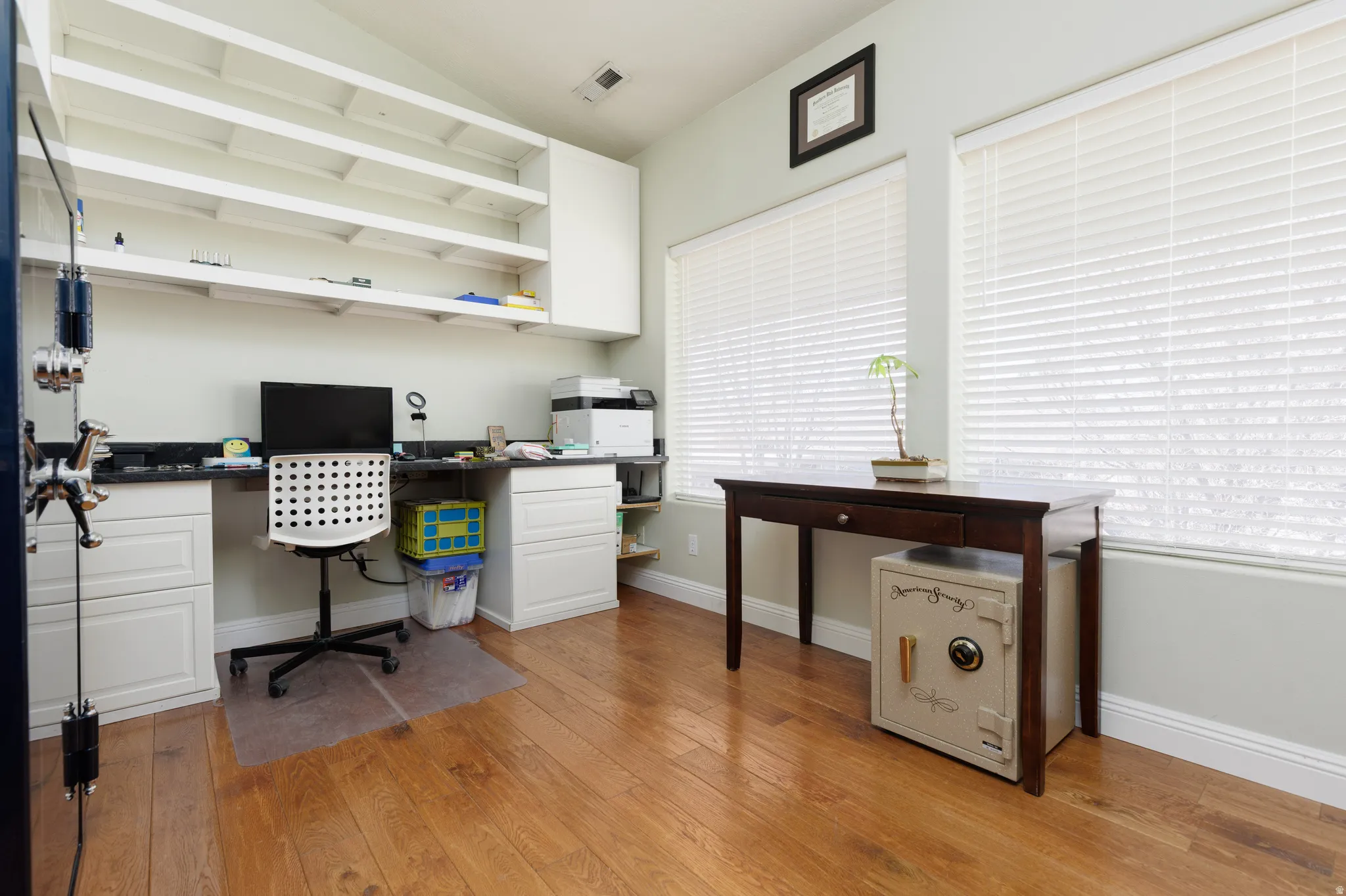 Office Up w built in desk - Could be 7th Bedroom - No Closet