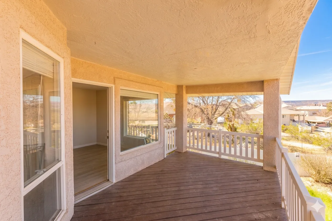 Deck off Kitchen Dining Area