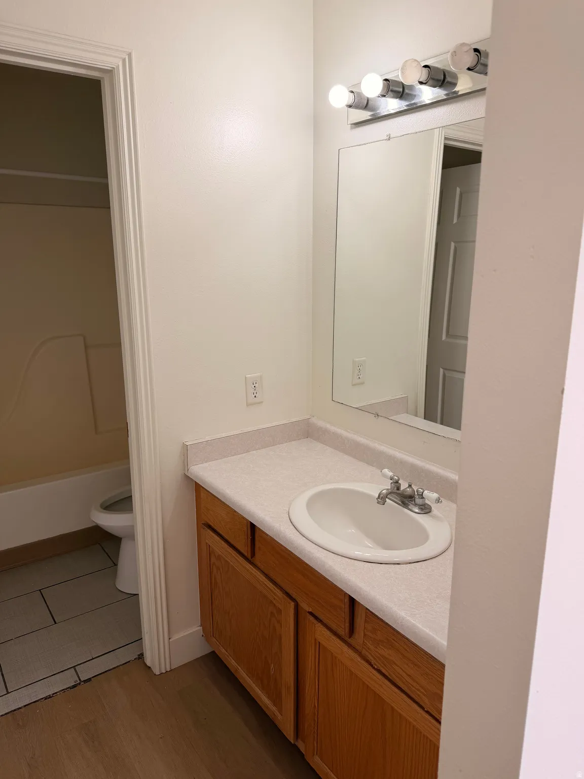 Master Bathroom with ample countertop space