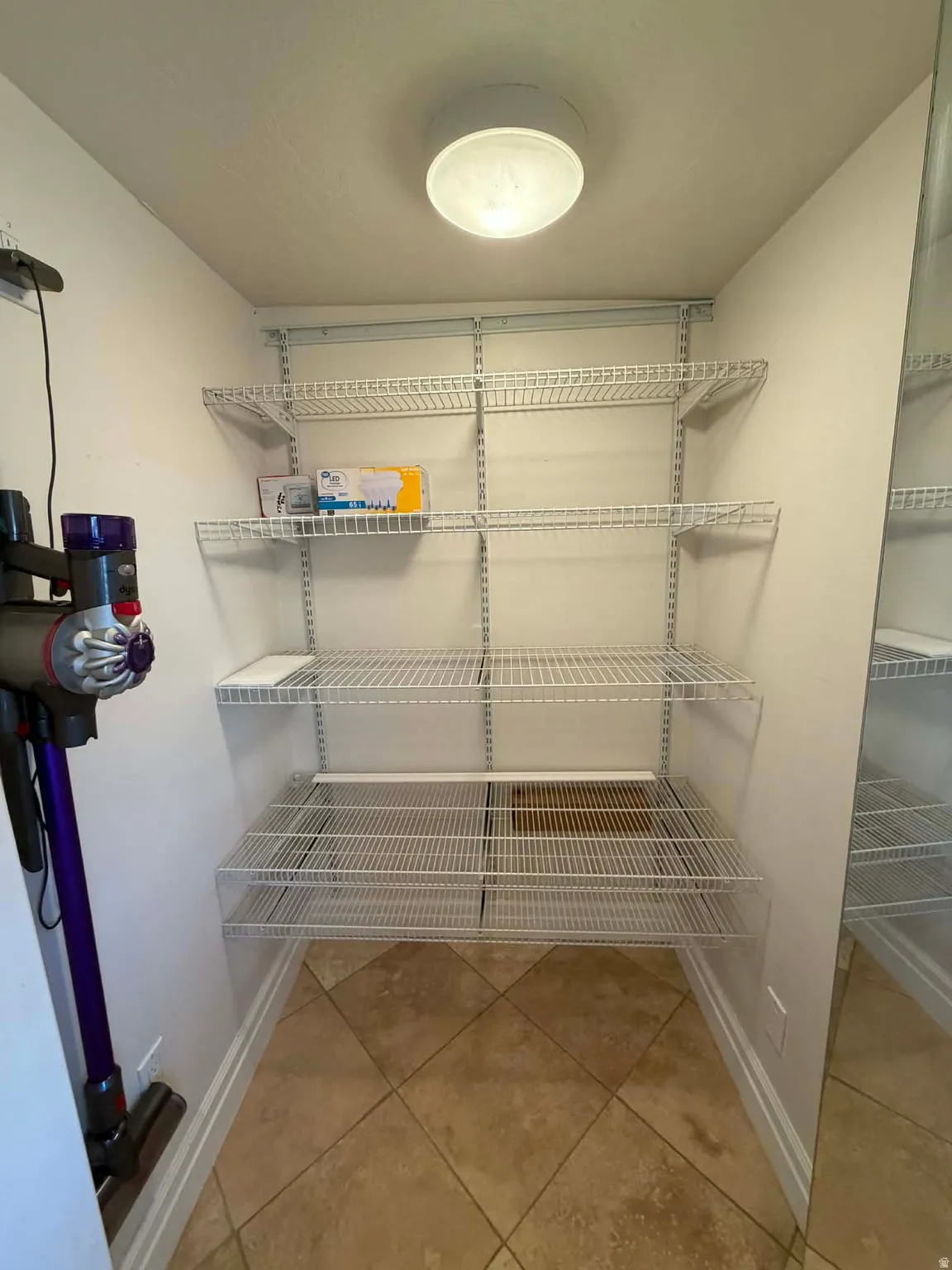 View of storage area