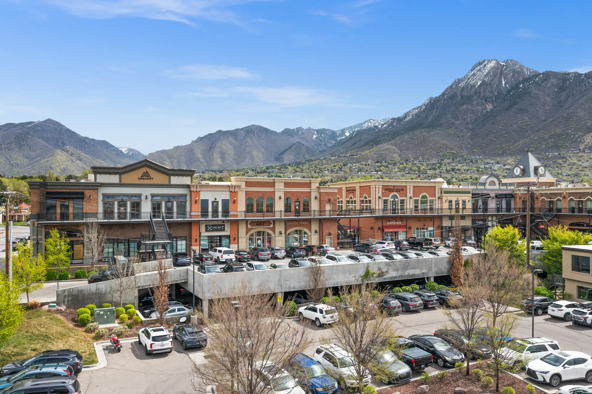 View of mountain background
