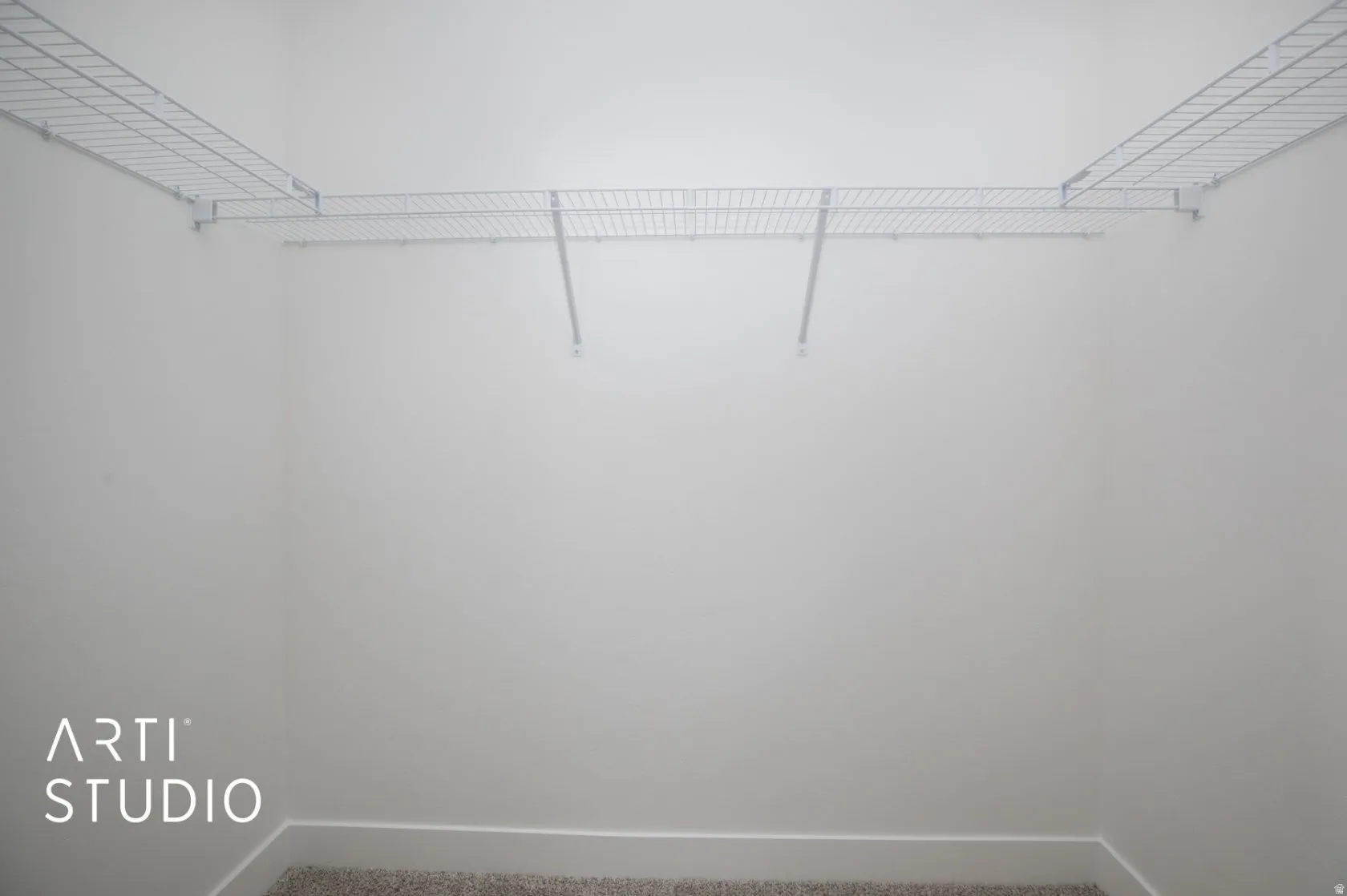 Walk in closet featuring carpet