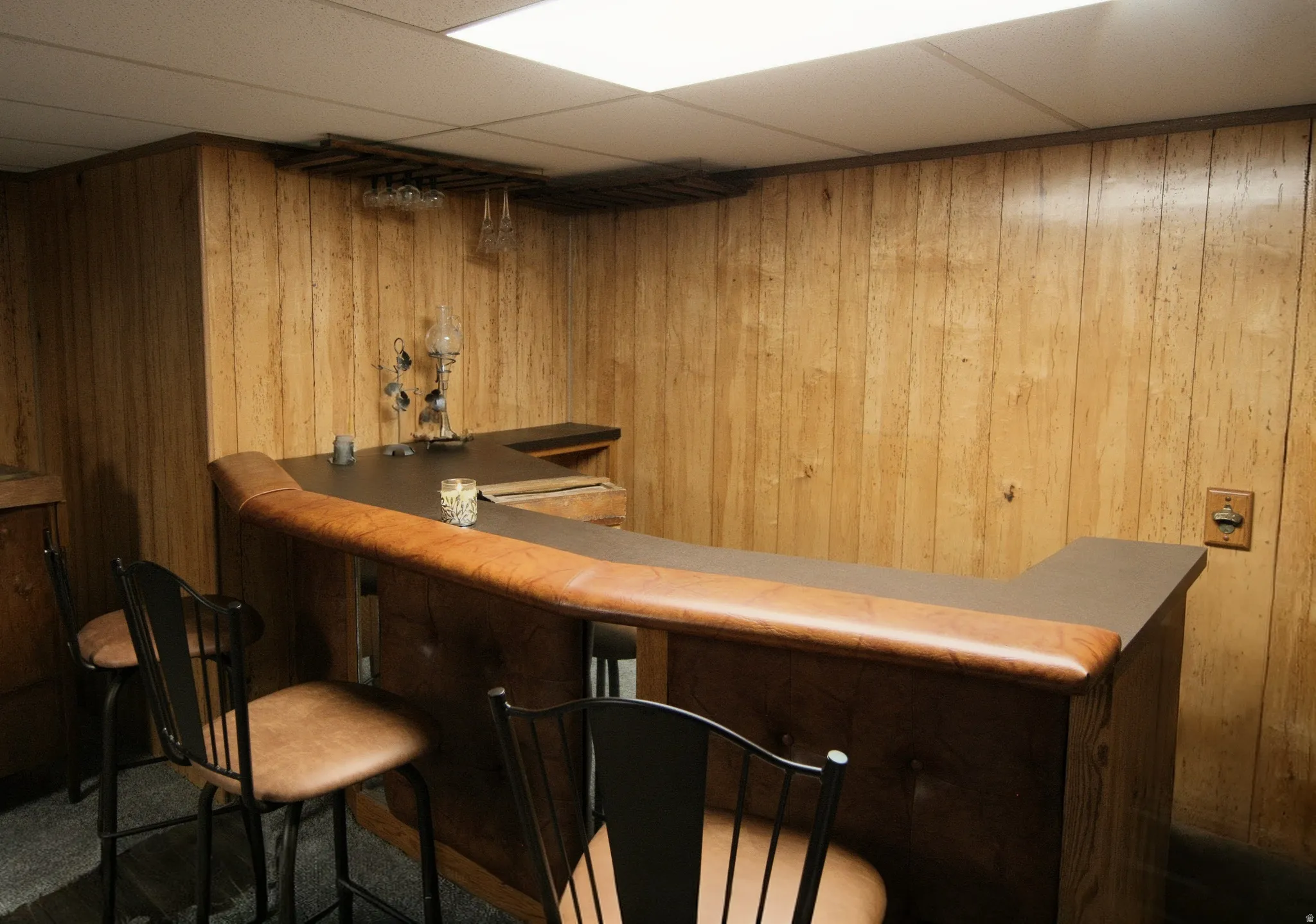 Dry bar in Family Room