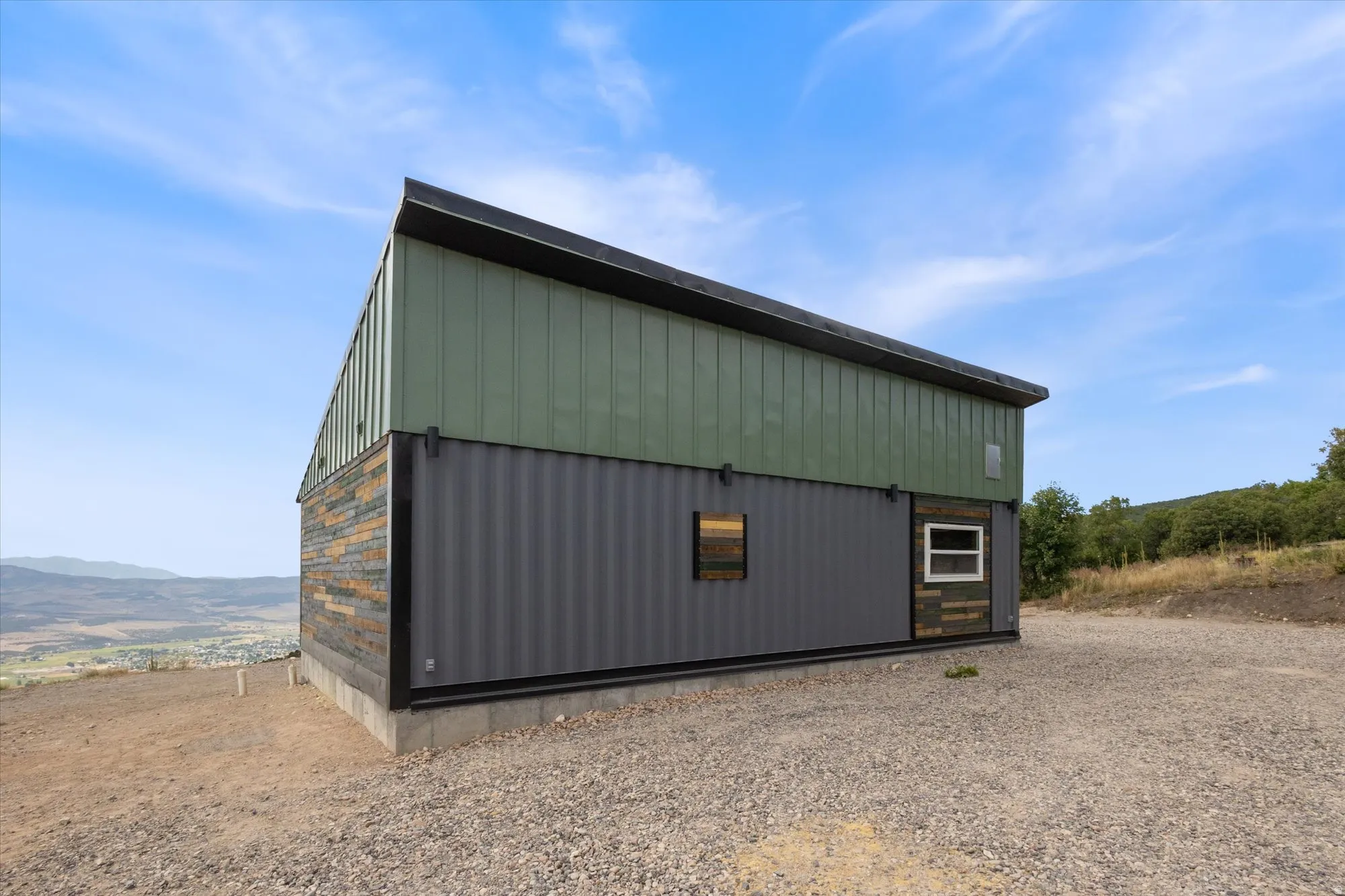 View of outbuilding