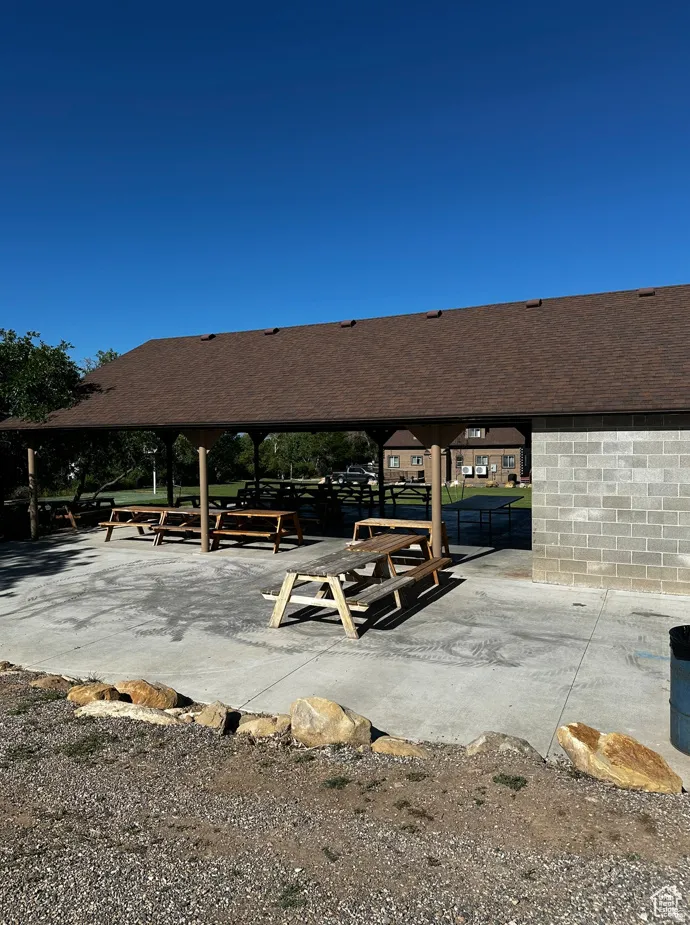 Surrounding community featuring a patio