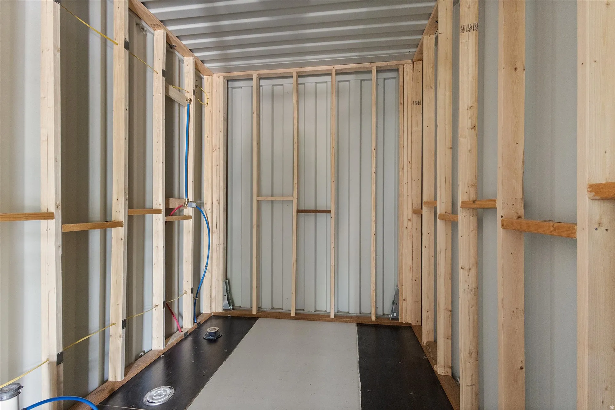 View of below grade area