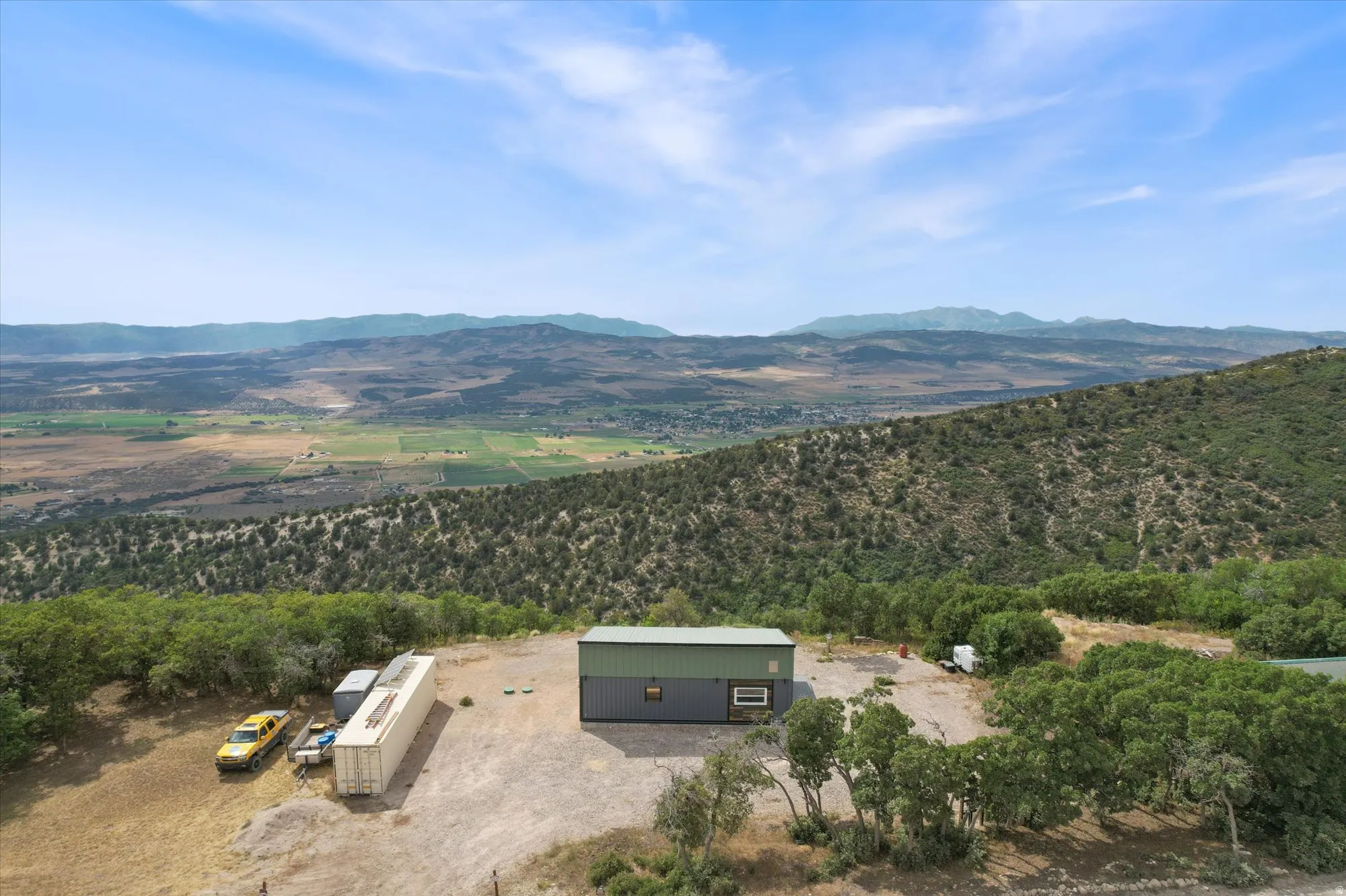 View of rural area featuring a mountain backdrop
