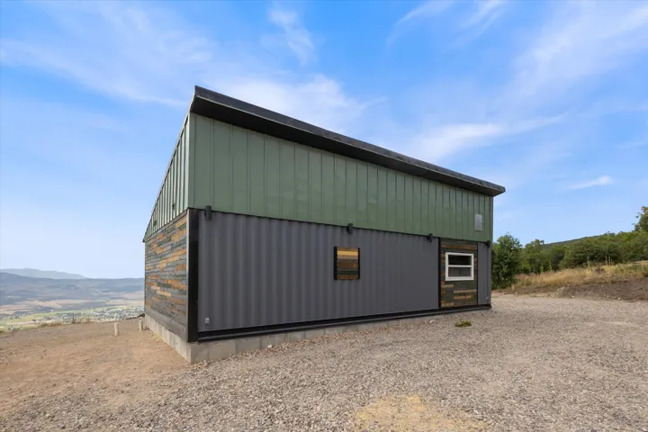 View of outbuilding