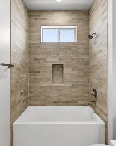 Bathroom with  shower combination