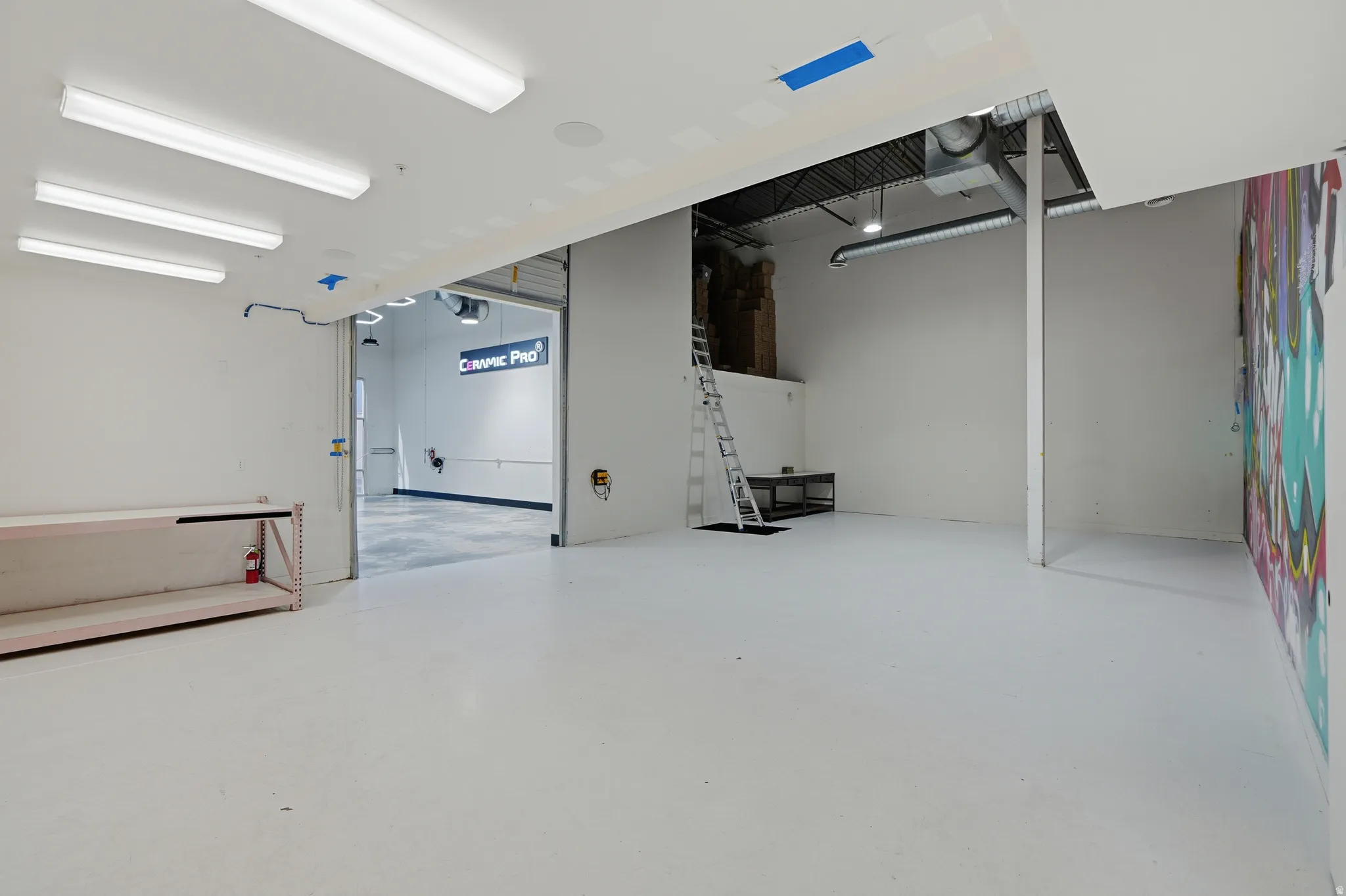 View of below grade area