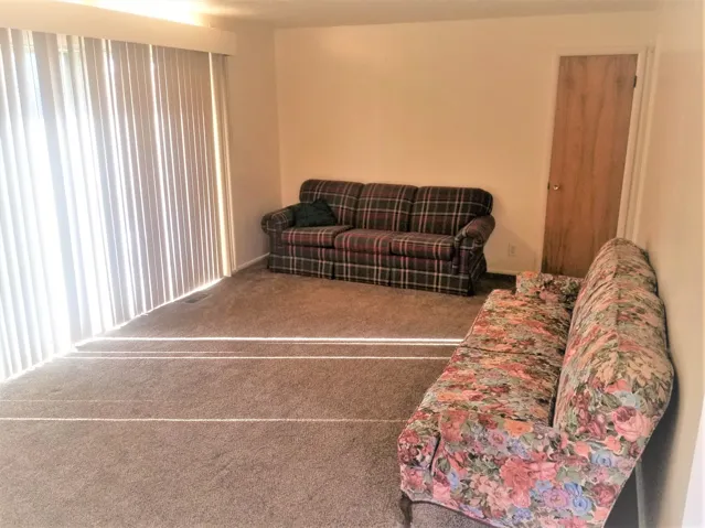 Large front room, basement unit