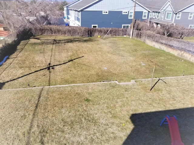 HUGE back yard!