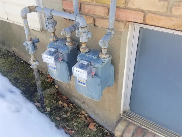 Separate Gas meters