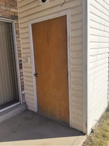 Storage closet, basement unit